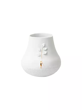 RAEDER | Vase DANKBAR 11x11cm Weiss | 